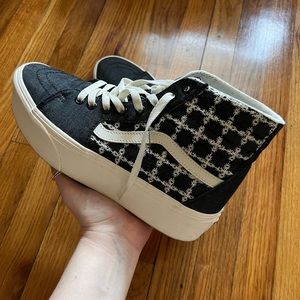 Vans denim mix sk8-hi tapered stackform